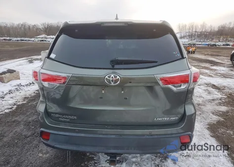 2014 Toyota Highlander Limited из США, поврежденный, VIN 5TDDKRFH0ES020153